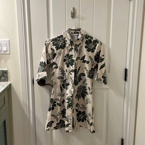 Zara Floral Print Dress - Khaki